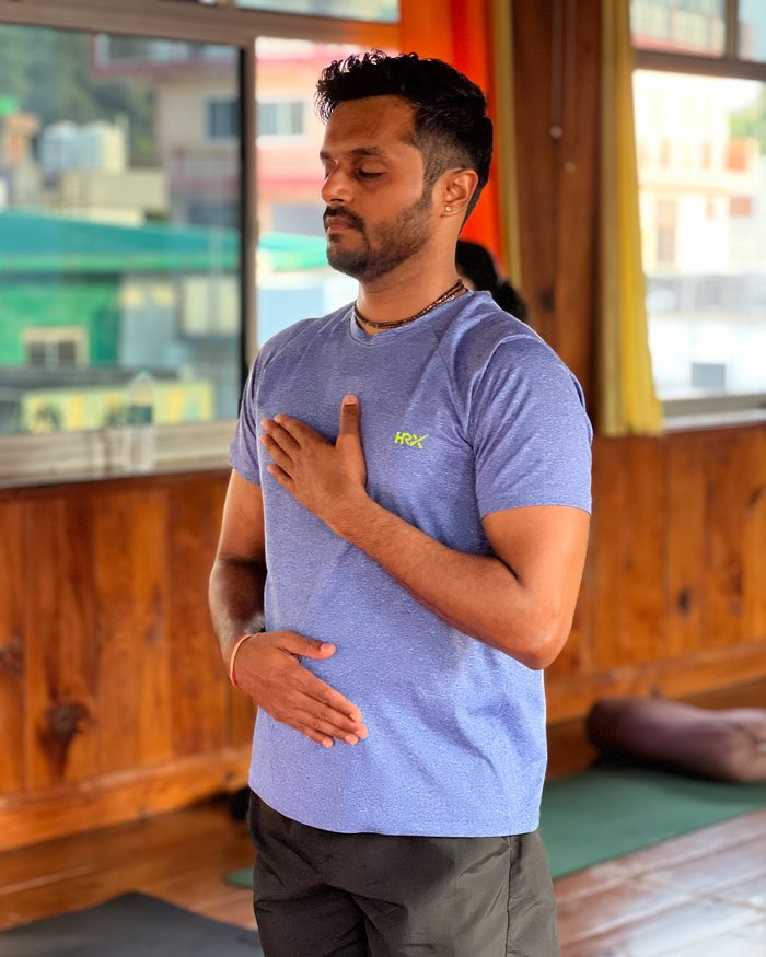 Prathamesh Chavan, lead teacher at Mind Muscle Yoga